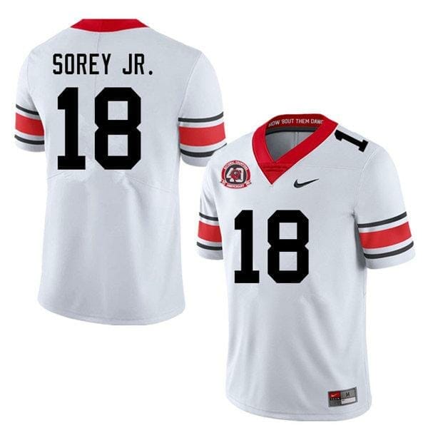 Nakobe Dean Jersey UGA #17 Game NCAA College Football White