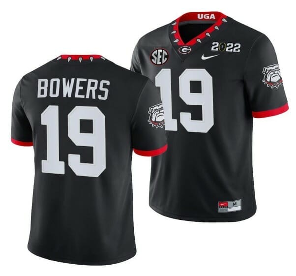 Georgia Bulldogs #19 Brock Bowers White College Football Jersey - Tee  Fashion Star