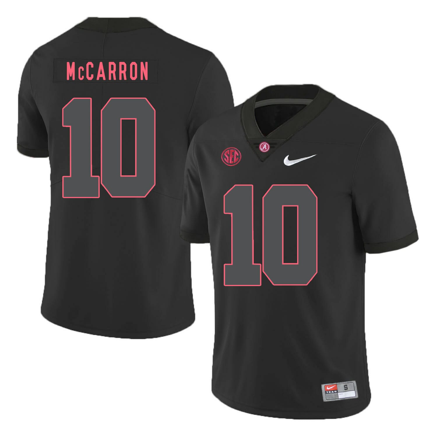 Nike A.J. McCarron Alabama Crimson Tide No.10 Youth - Crimson Red Football  Jersey