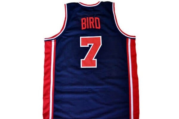 larry bird usa basketball jersey