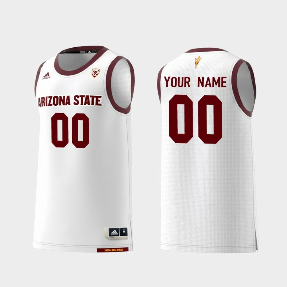 Custom College Basketball Jerseys Arizona State Sun Devils Jersey Name and Number Maroon Retro