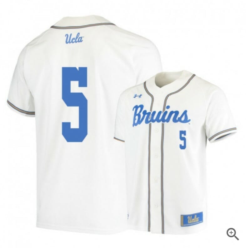 Custom NCAA Baseball Jerseys UCLA Bruins Jersey Name and Number College Royal