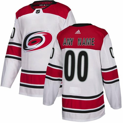 Top-selling item] Custom NHL Carolina Hurricanes White Version