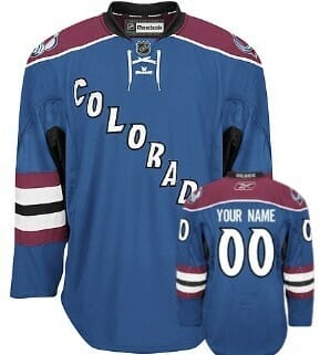 3D Colorado Avalanche Custom Name Number Hockey Jersey - Owl