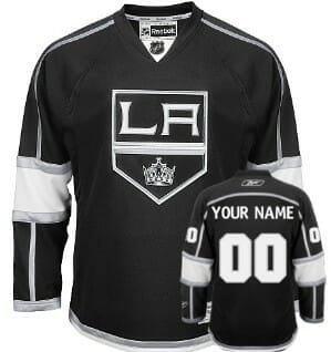 NHL Los Angeles Kings Baseball Black Customized Jersey
