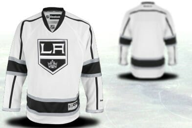 Custom Hockey Jerseys Los Angeles Kings Jersey Name and Number Purple