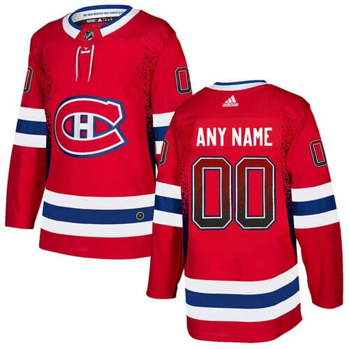 Personalized Name And Number NHL Reverse Retro Jerseys Montreal