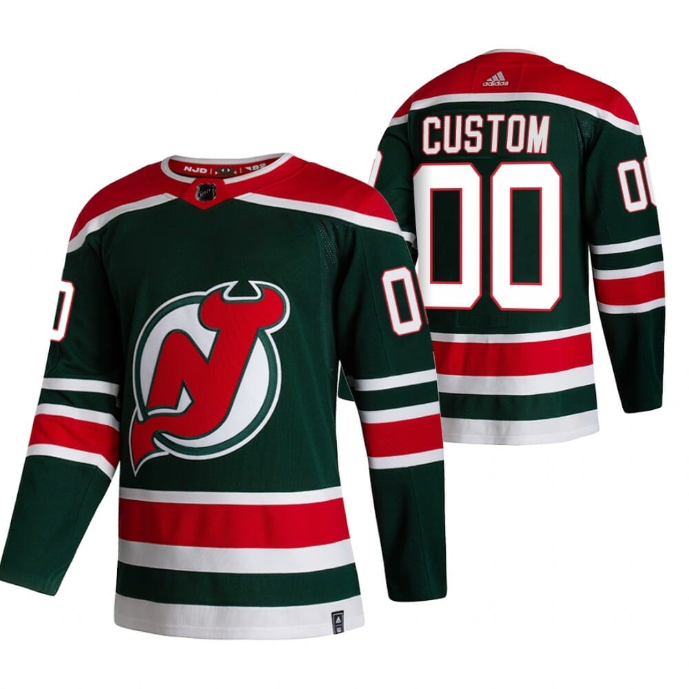 New Jersey Devils Reverse Retro Adidas Authentic NHL Hockey Jersey