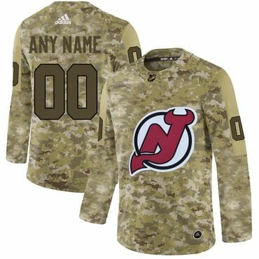 Custom Hockey Jerseys New Jersey Devils Name and Number 2022-23 White Reverse Retro