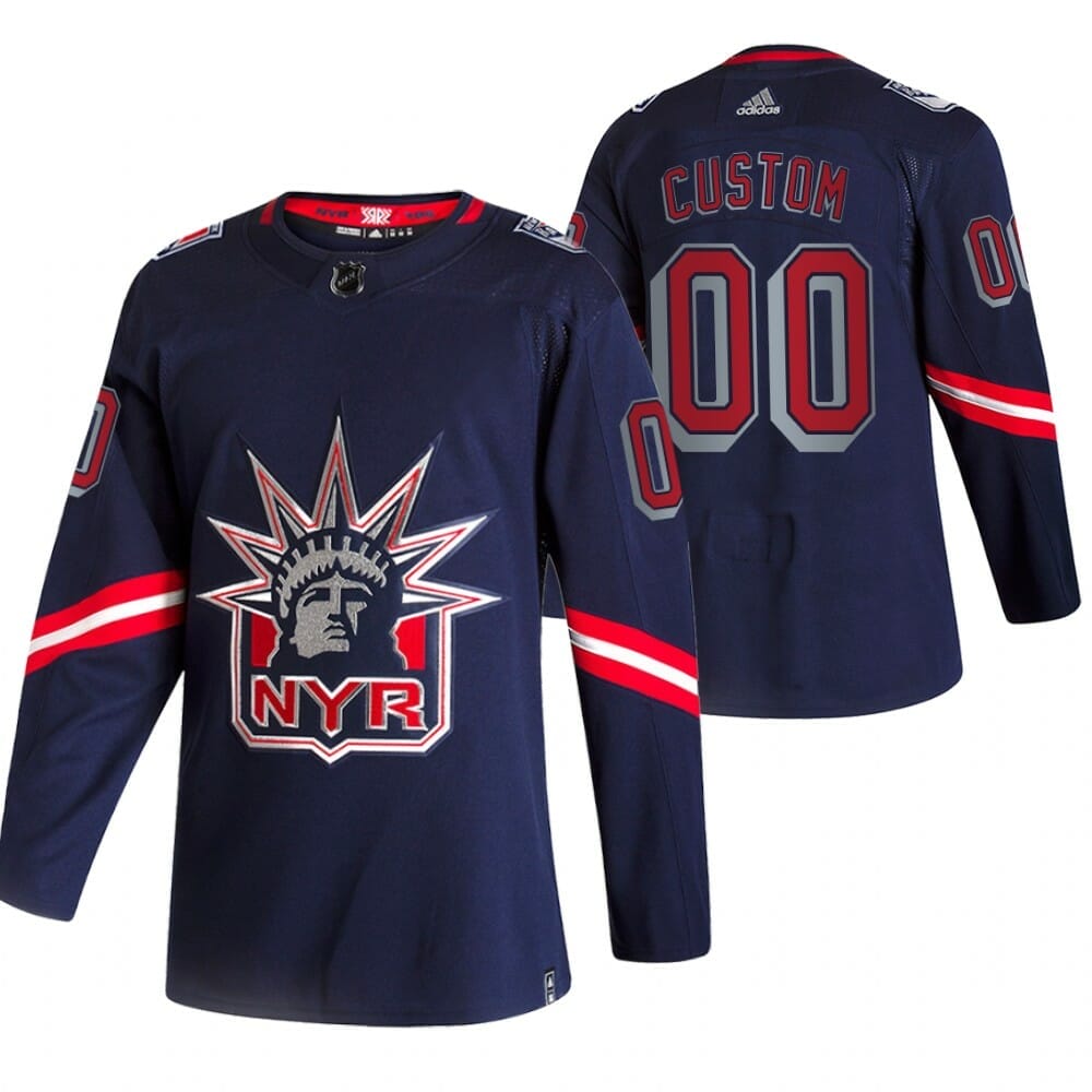 Custom Hockey Jerseys New York Rangers Jersey Name and Number Camo