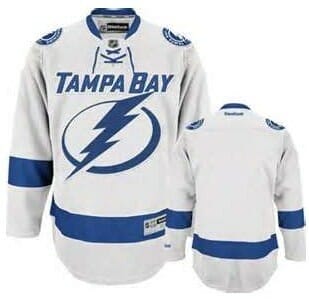 Custom Hockey Jerseys Tampa Bay Lightning Jersey Name and Number White