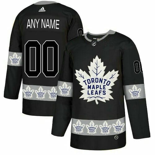 Custom Hockey Jerseys Toronto Maple Leafs Jersey Name and Number Black Golden City Edition NHL