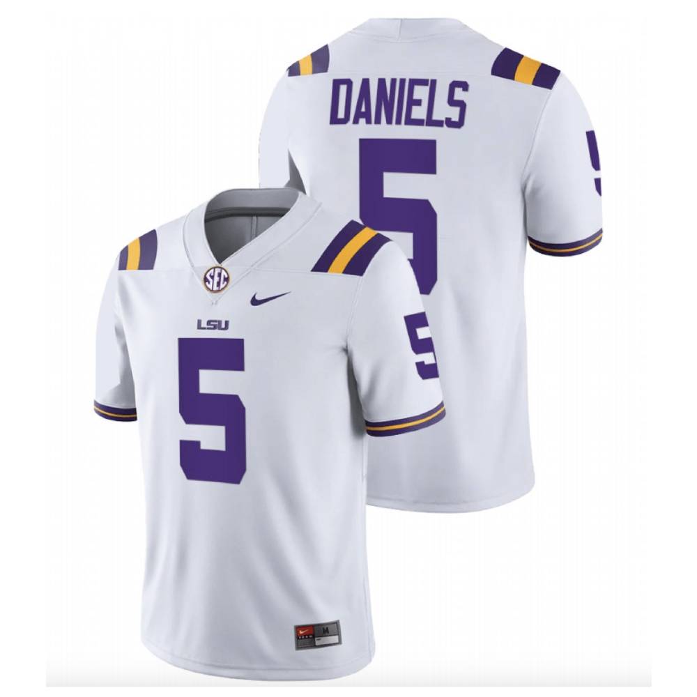 2022 Jayden Daniels LSU Tigers College Football Jersey Max